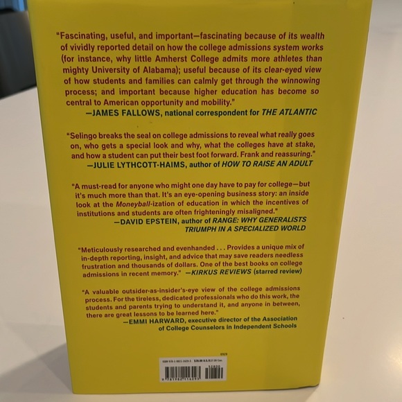 Jeffrey Selingo Book: Who gets in and why A year inside college admissions. - Picture 2 of 6